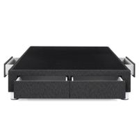 Box Tarima Paraíso Cajones Charcoal 2 Plazas