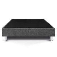 Box Tarima Paraíso Premium Gris 1 Plaza