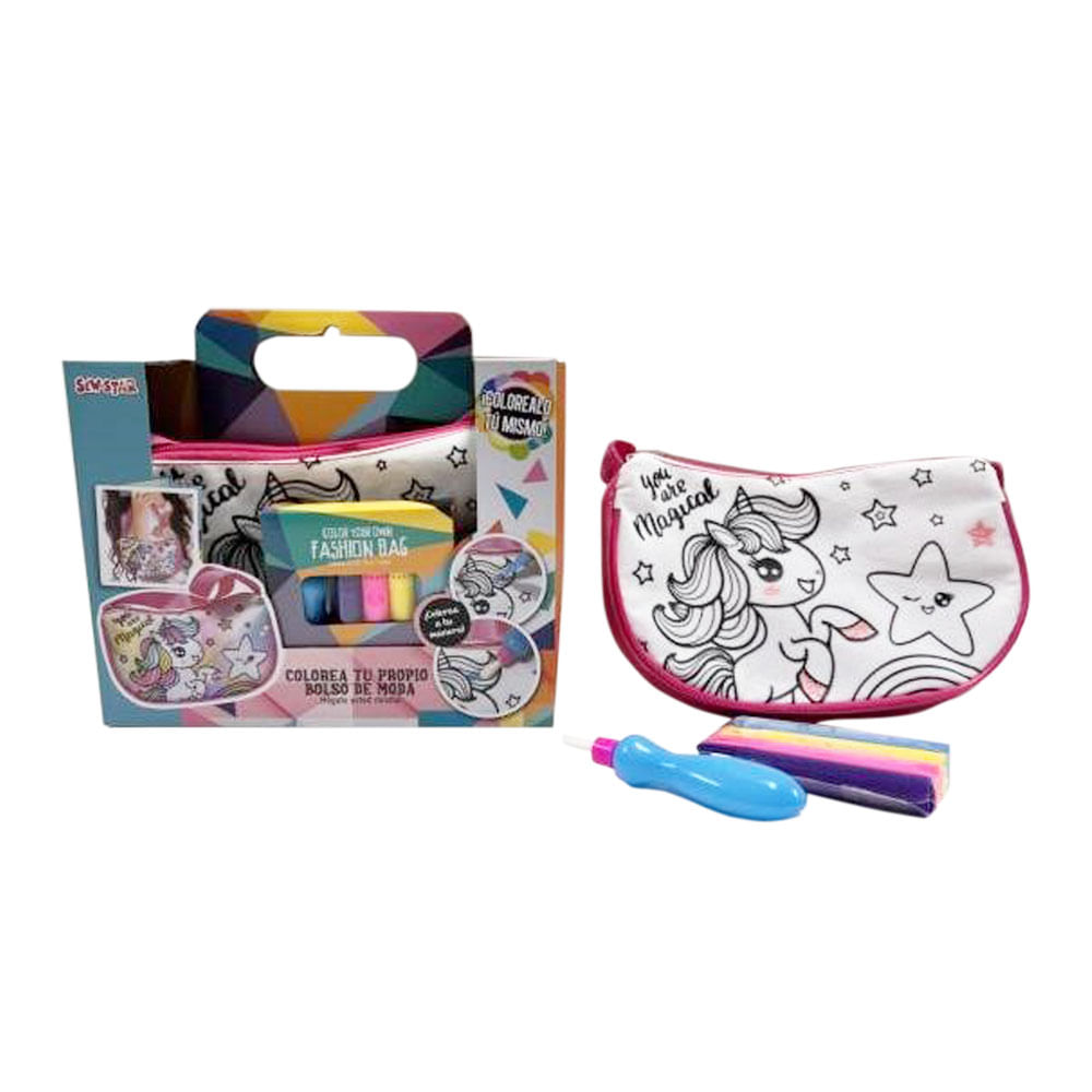 Fashion Bag para Pintar Unicornio Sew Star