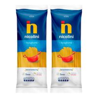 Twopack Fideo Spaghetti Nicolini 1kg