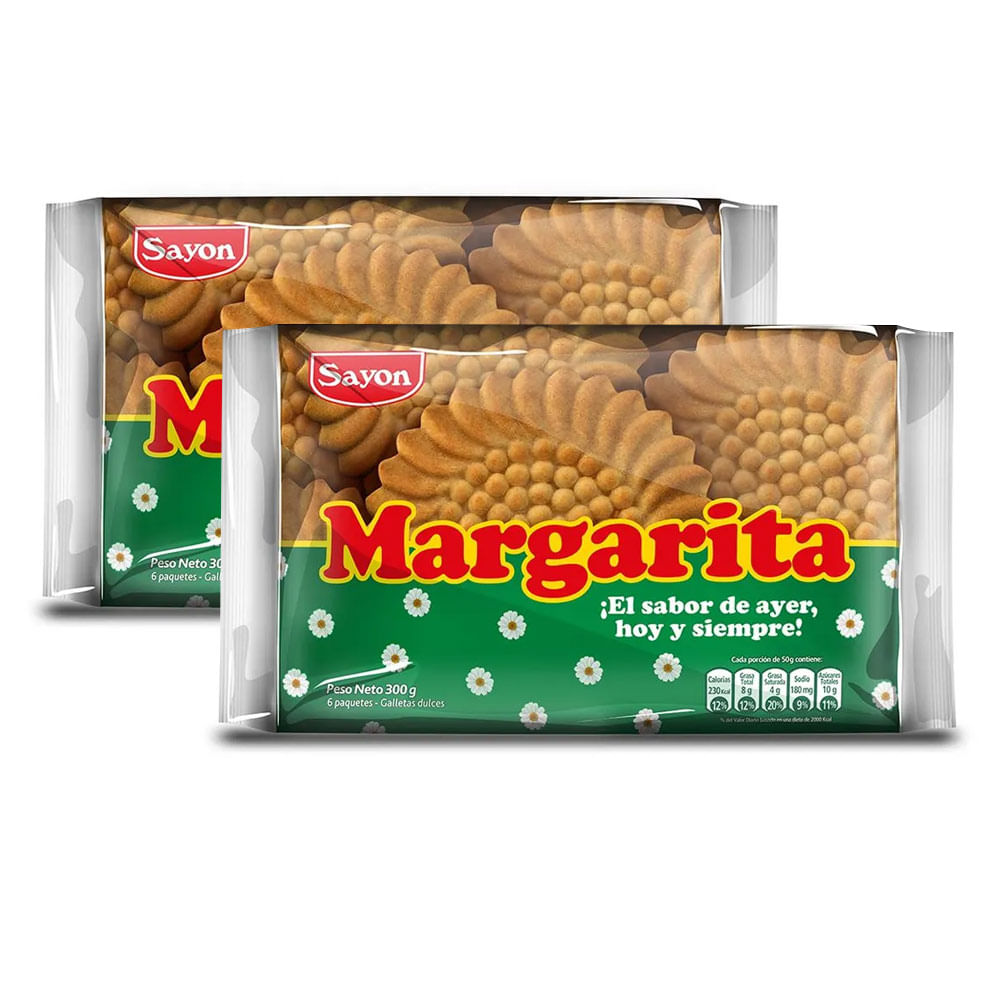 Sixpack x2 Galletas Margarita 46.5g