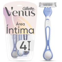 Máquina de Afeitar Desechable Venus Área Íntima 4un