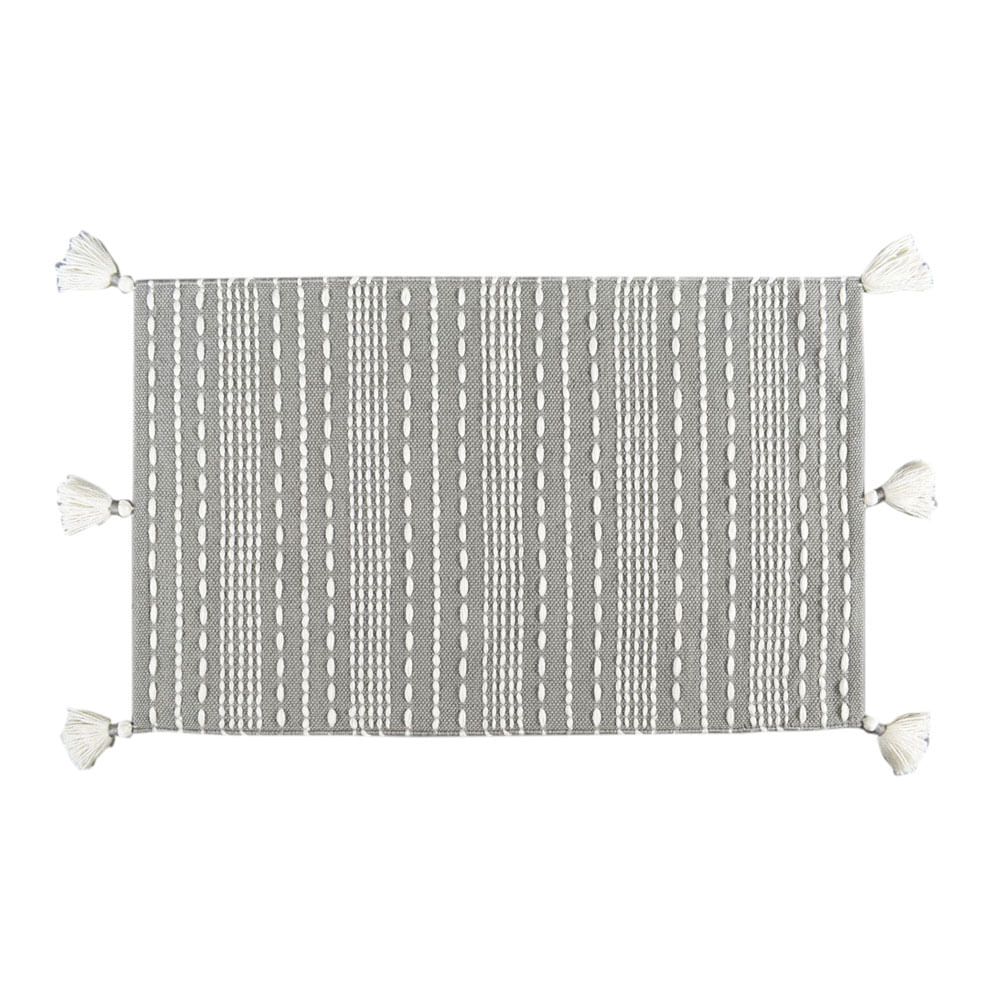 Alfombra Krea Grey Pet 60x90cm Lineas