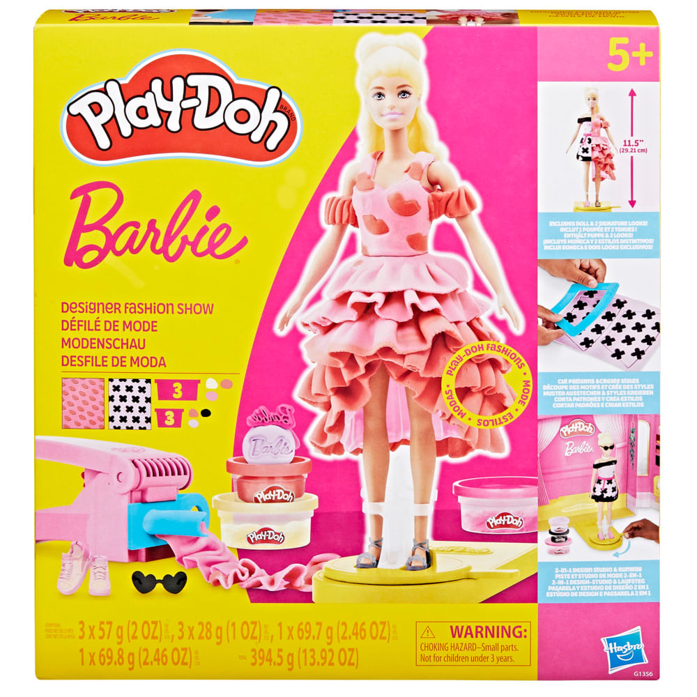Set Masa Moldeable Play-Doh Barbie Desfile de Moda