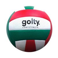 Pelota de Voley Golty Pvc Verde Blanco