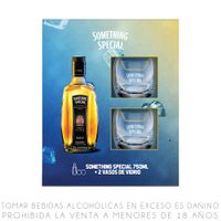 Whisky Something Special Botella 750ml + 2 Vasos