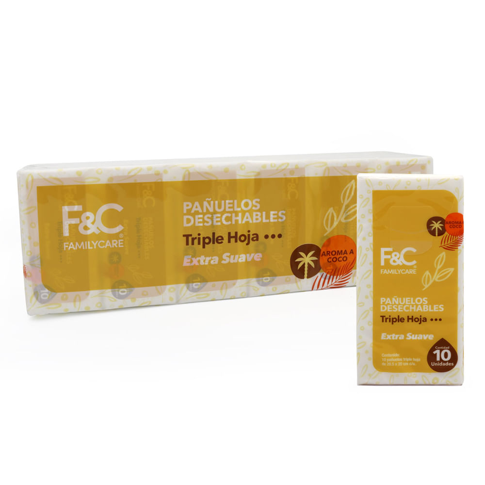 Pañuelos Desechables Family Care 18un
