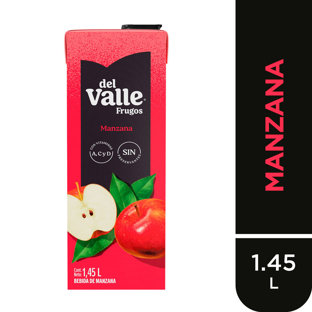 Bebida de Manzana Frugos del Valle Caja 1.45L