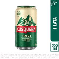 Cerveza Cusqueña Trigo Lata 355ml