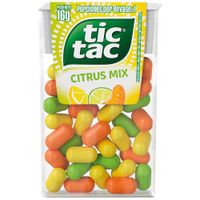 Caramelos Duros Tic Tac Citrus Mix 16g