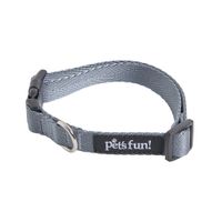 Collar Perro Pet's Fun Poliéster Talla M Gris