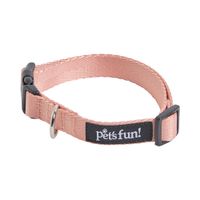 Collar Perro Pet's Fun Poliéster Talla L Rosa