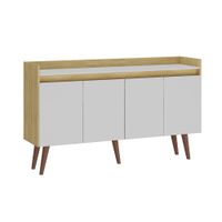 Buffet 4 Puertas M+Design Napa 109x38x76cm Blanco Wood