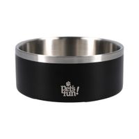Plato Pet's Fun Acero Inoxidable Pro 850ml Negro