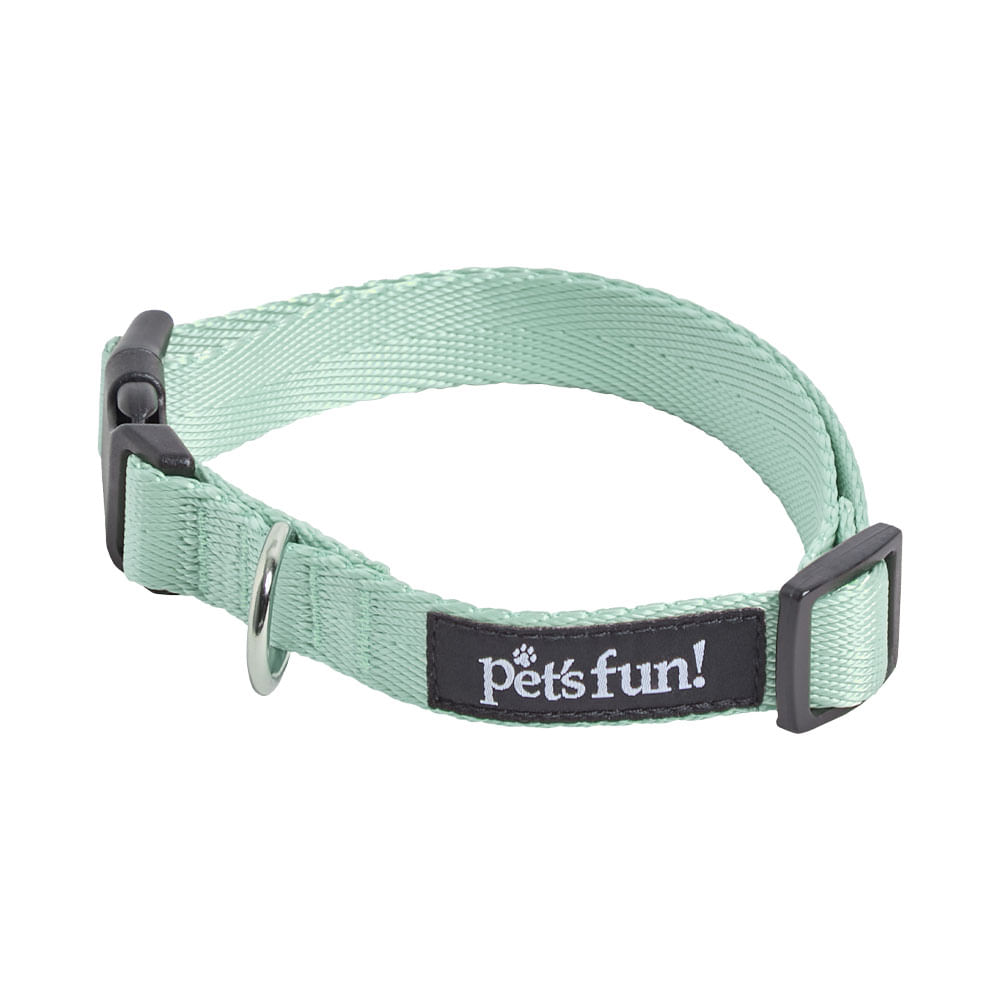 Collar Pet's Fun Pet's Fun Perro Poliester Talla S Verde