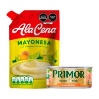 Mayonesa AlaCena 850g + Trozos de Atún en Aceite Primor 140g