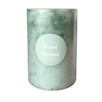 Vela Krea Pilar Rustica 10cm Aqua