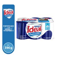 Sixpack Mezcla Láctea Ideal Cremosita Lata 390g