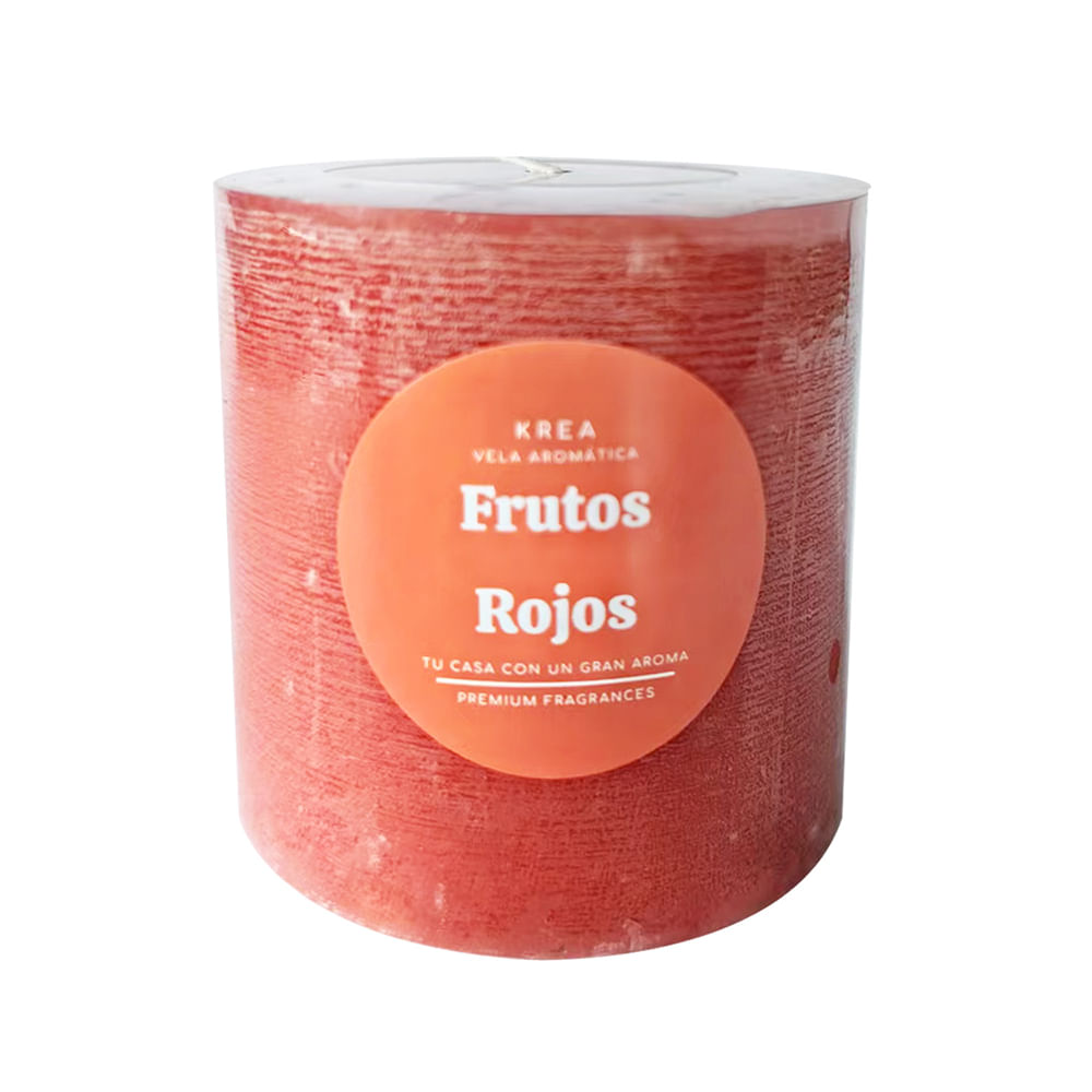 Vela Krea Pilar 7cm Rojo
