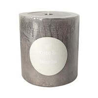 Vela Krea Pilar Rustica 7cm Gris