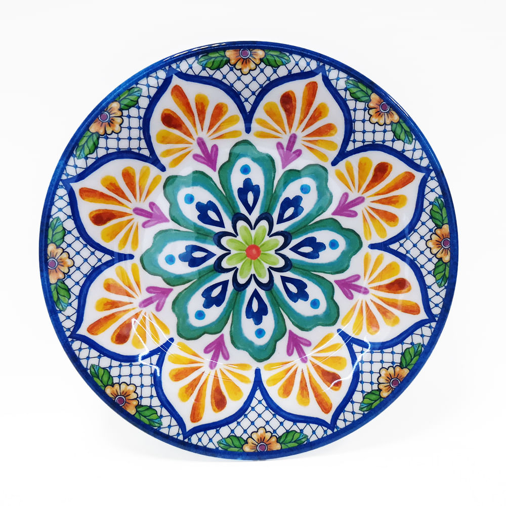 Plato M Mándala Krea Flores