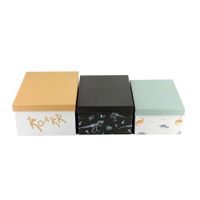 Set 3 Cajas de Cartón Krea Rectangular Voy Kids