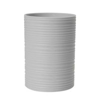 Portacepillo Krea Plástico Bambú Gris