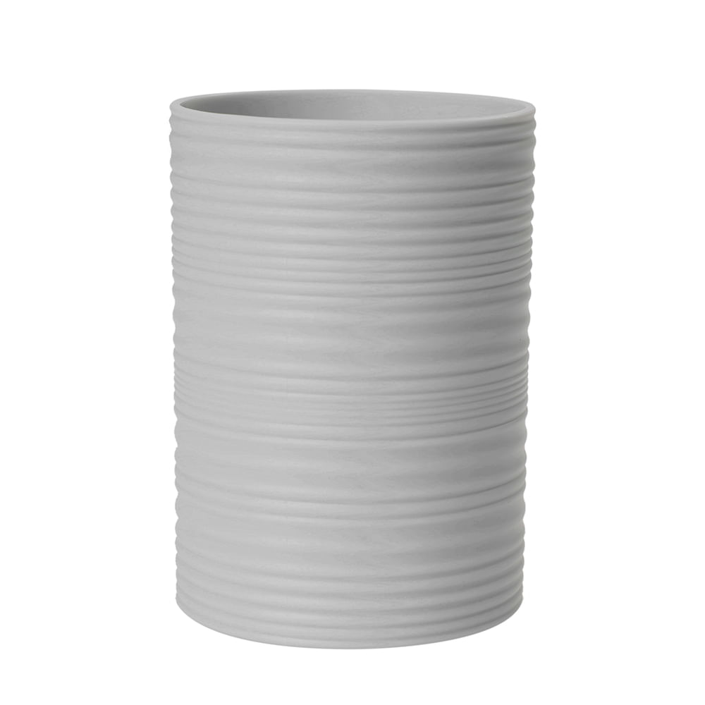 Portacepillo Krea Plástico Bambú Gris