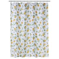 Cortina de Baño Krea Panel Poliéster Limones