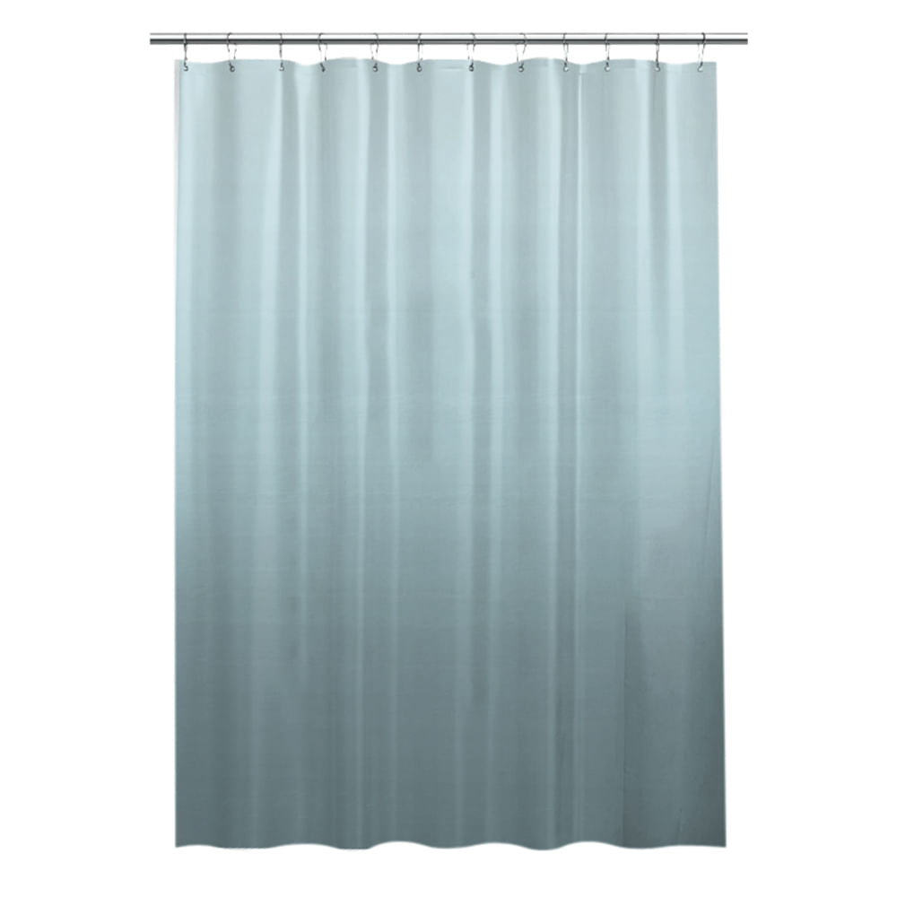 Cortina de Baño Krea PVC con Ganchos Degrade