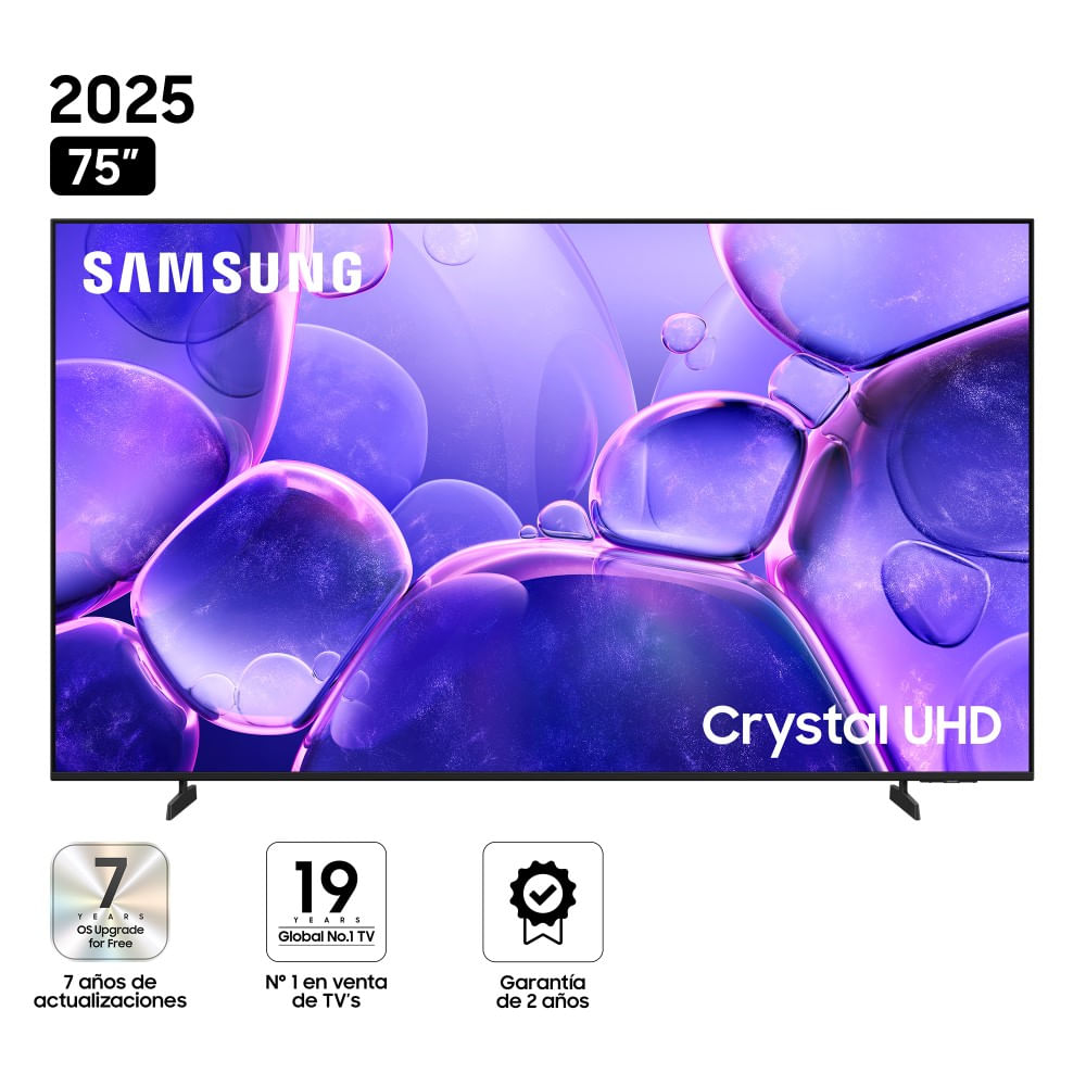 Televisor Samsung 75" Crystal UHD U8000F Smart TV (2025)