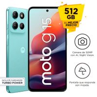 Smartphone Motorola G15 4Gb+512GB Celeste