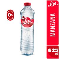 Bebida Gasificada Loa Sabor Manzana Botella 625ml