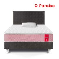 Dormitorio Medallón Ergonómico Acero 1.5 Plazas + 1 Almohadas + Protector