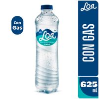 Agua con Gas Loa Botella 625ml