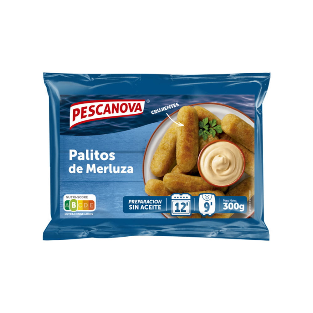 Palitos de Merluza Congelados Pescanova 300g