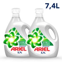 Twopack Detergente Líquido Concentrado Ariel Doble Poder 3.7L