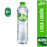 Bebida Gasificada Loa Sabor Lima Limón Botella 625ml