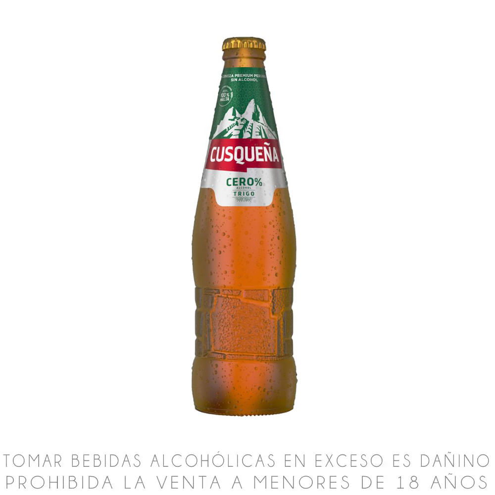Cerveza Cusqueña Trigo Cero Botella 310ml