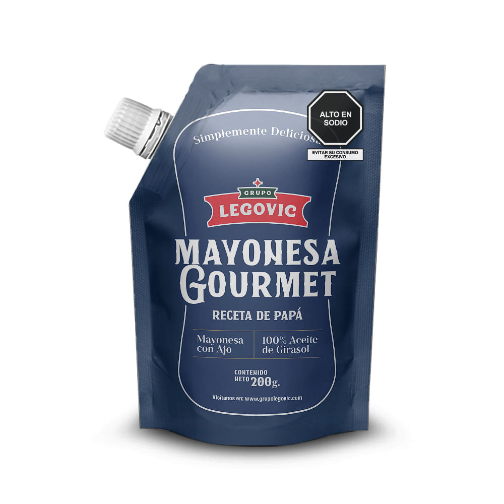 Mayonesa con Ajo Gourmet Legovic 200g