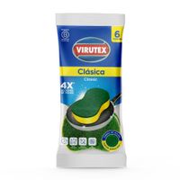 Fibra Esponja Virutex Clásica 6un