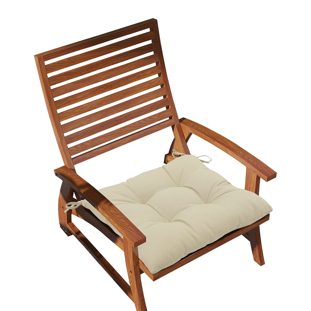 Cojin Outzen Asiento Liso Crudo