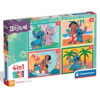 Rompecabeza Clementoni 4 en 1 Stitch 2025