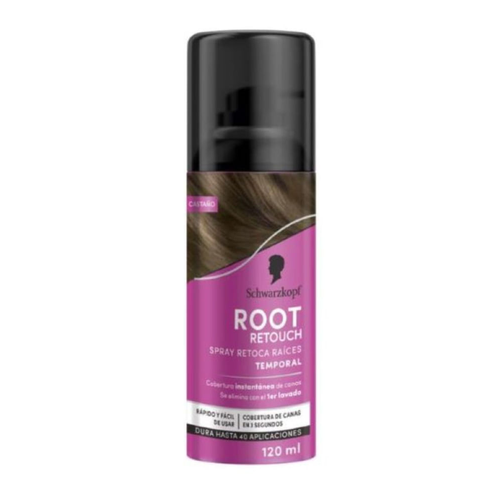 Retocador de Raíces Schwarzkopf Castaño 120ml