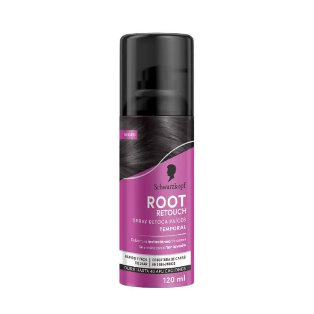 Retocador de Raíces Schwarzkopf Negro 120ml