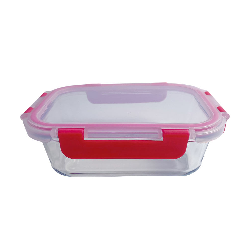Contenedor Krea Rectangular con Cierre Silicon 650ml