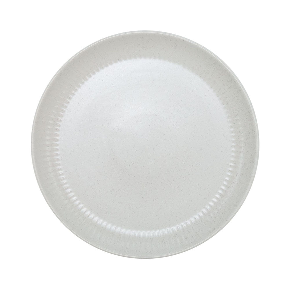 Plato Fondo Krea Líneas Moderna Cream