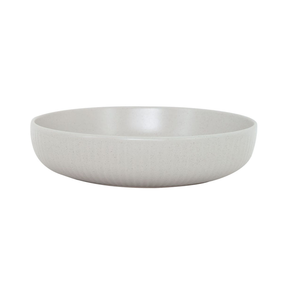 Plato Sopa Krea Líneas Moderna Cream