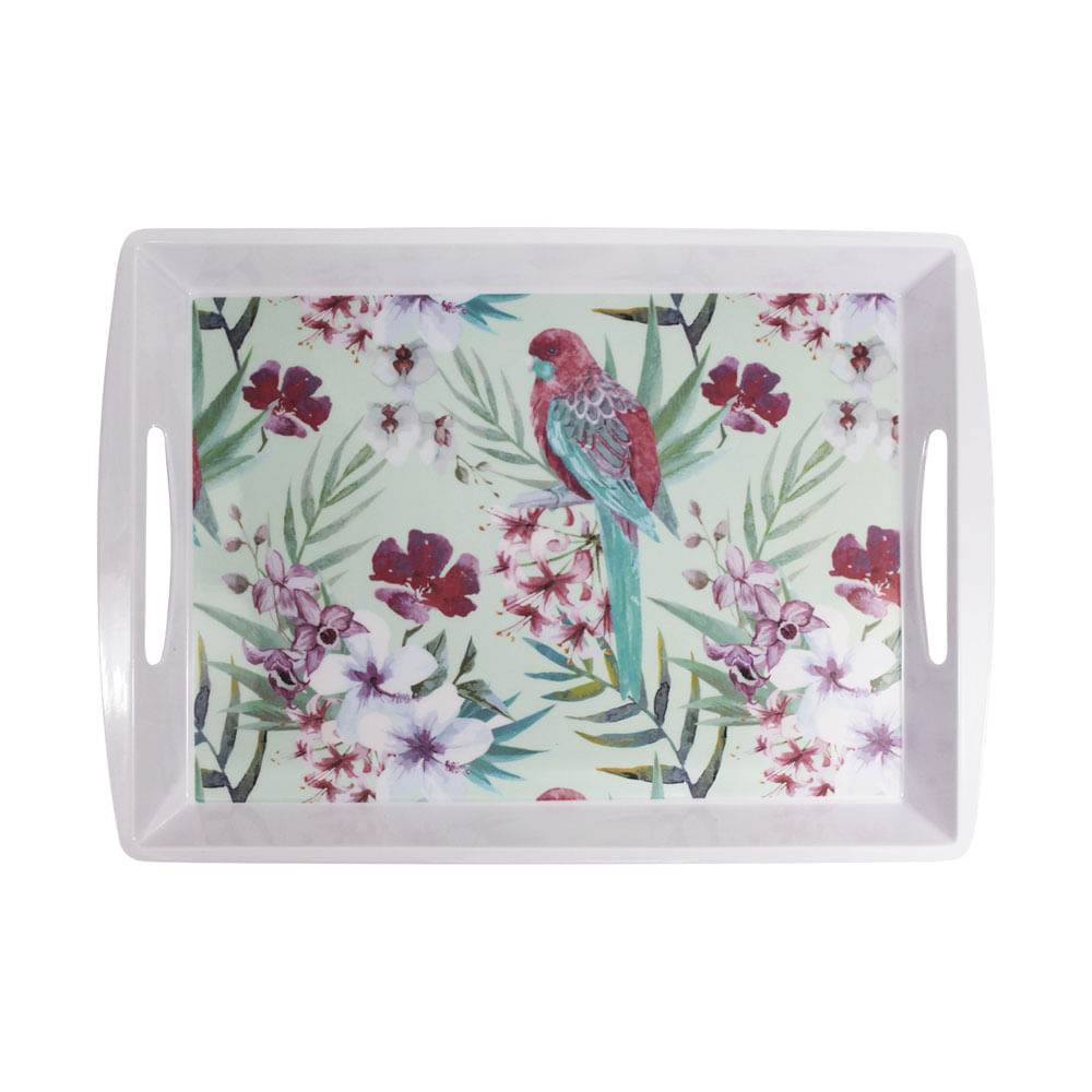 Bandeja Krea con Asas Diseño Pájaros