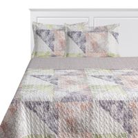 Cubrecama Estampado Krea Queen Plaza Microfibra Hojas Texturas